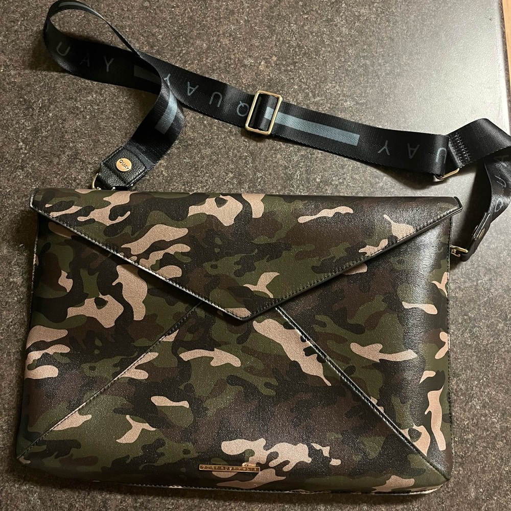 Crossbody Camo Laptop Bag